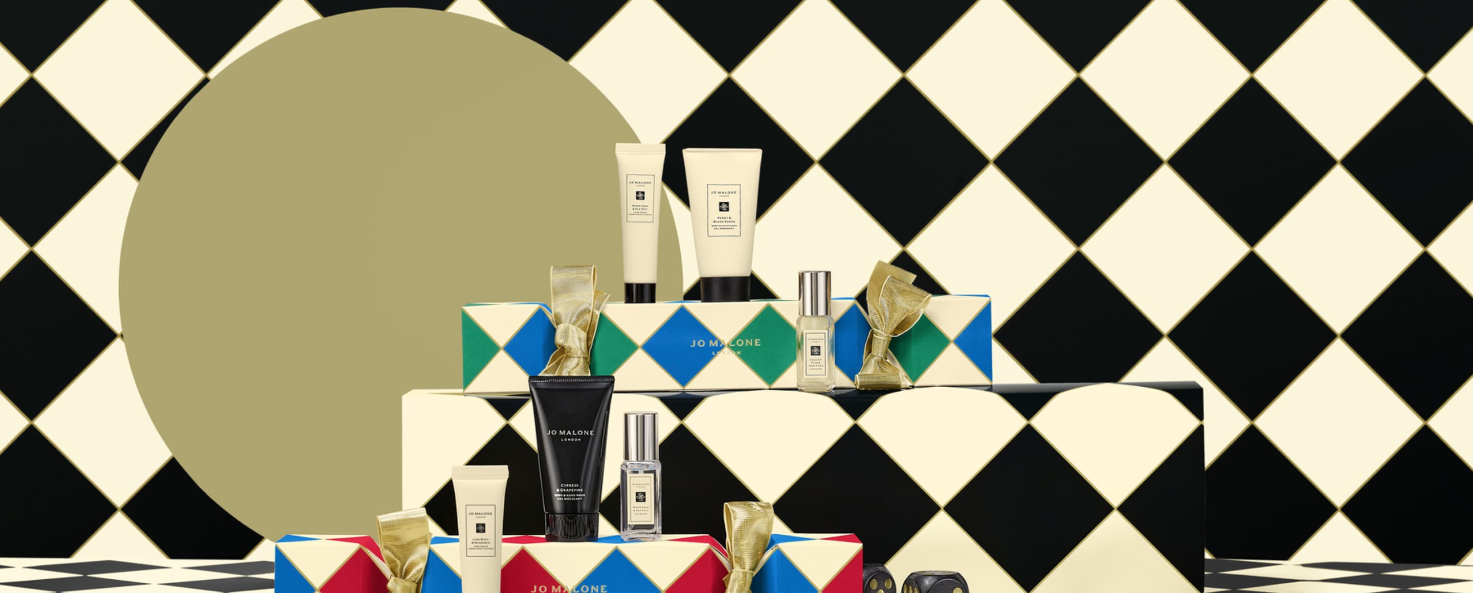 Christmas Card Game deck of cards with 'Shuffle The Deck' on scrabble tiles