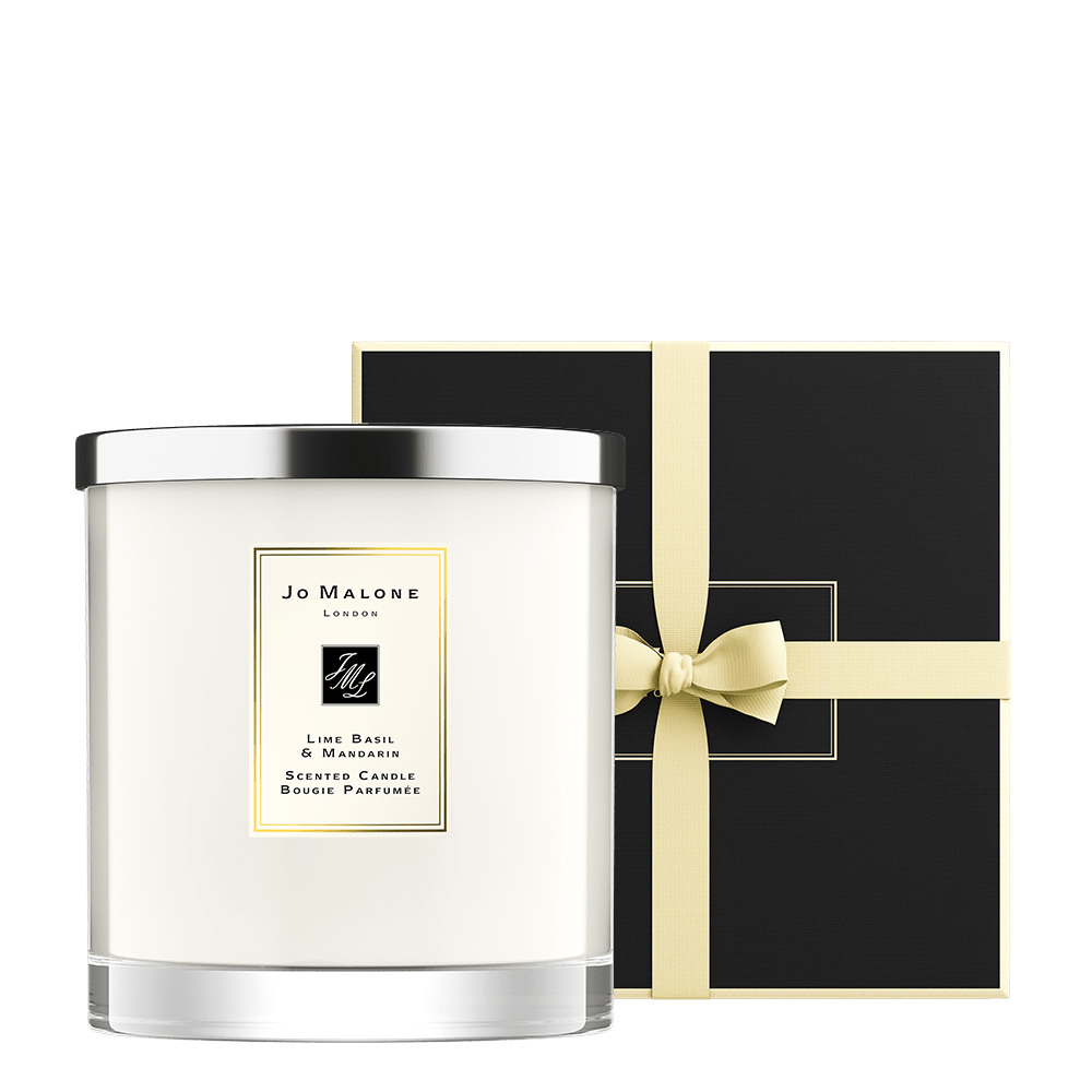 Lime basil top and mandarin candle